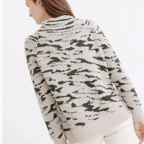 Madewell Thornton Mockneck Pullover Sweater Size Medium - Picture 3 of 7